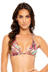 Luli Fama Miami Bound Triangle Halter Top